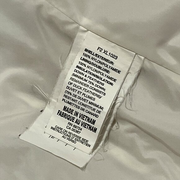 COLUMBIA Womens White Down Vest Size Small Zip Up 2 Pockets Quilted - Picture 9 of 12